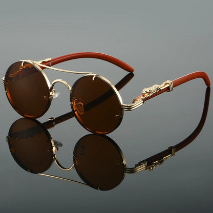 The Northwick Park Round Double-Bridge Sunglasses