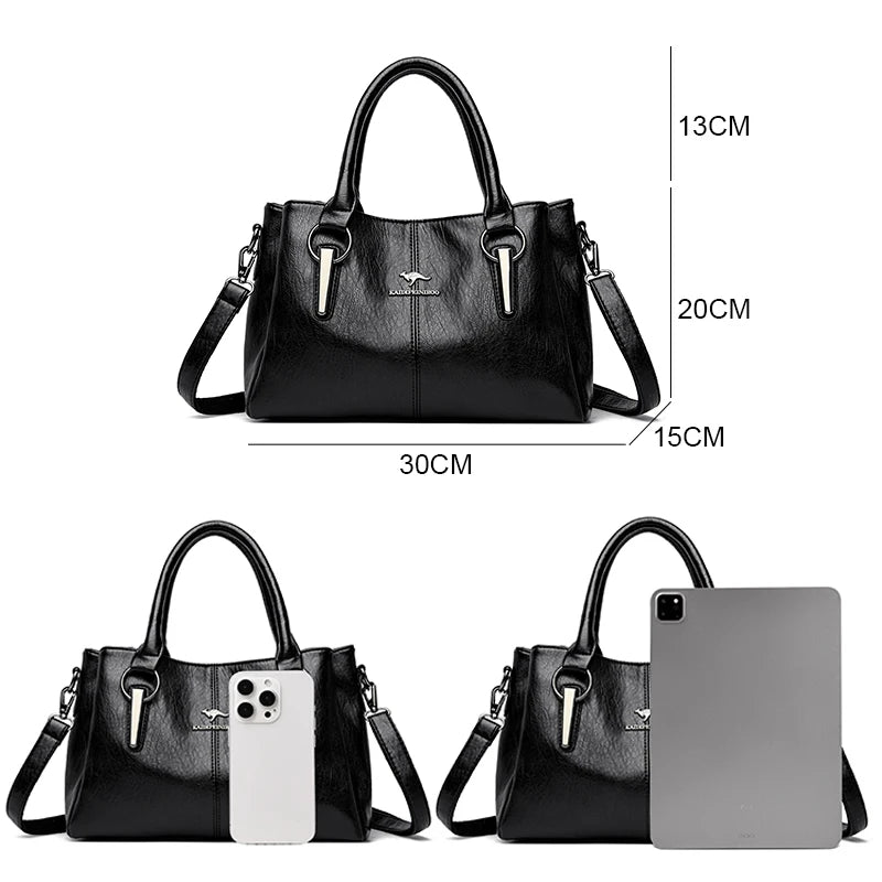 The Putney Leather Crossbody Tote