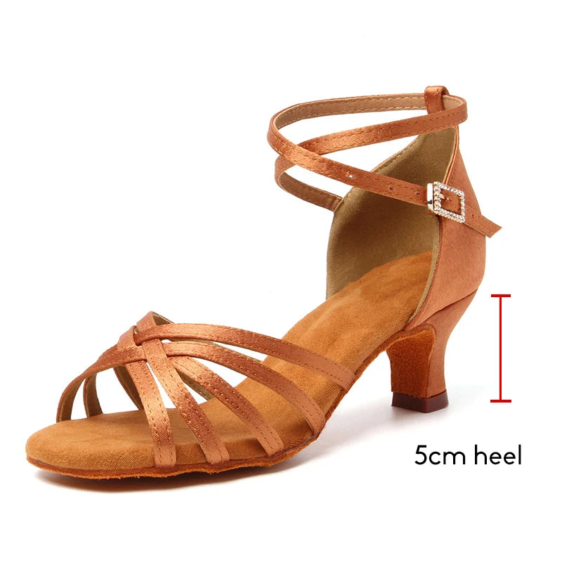 The Oakwood Suede Tango Heels