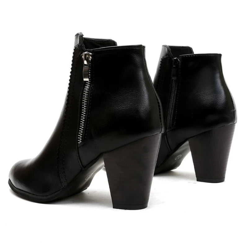 The Petersham Zip-Up Ankle Boots