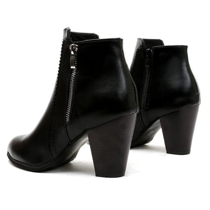 The Petersham Zip-Up Ankle Boots