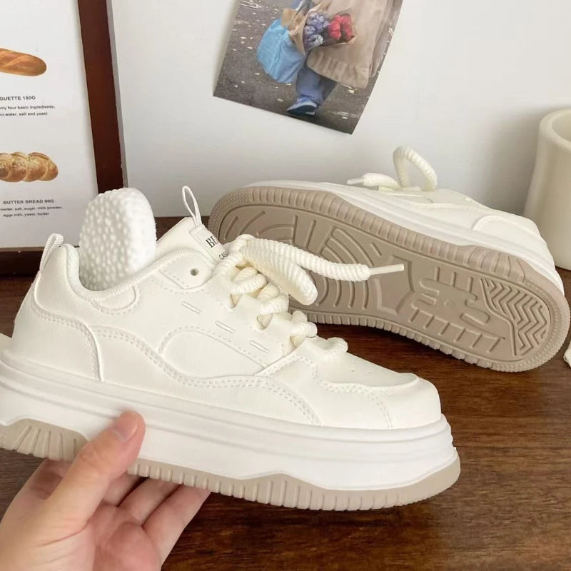 The Addiscombe Round-Toe Lace-Up Trainers