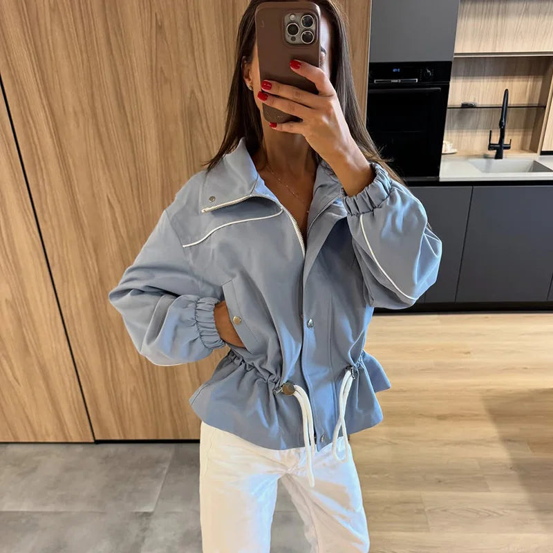 The Nunhead Suede Drawstring Jacket