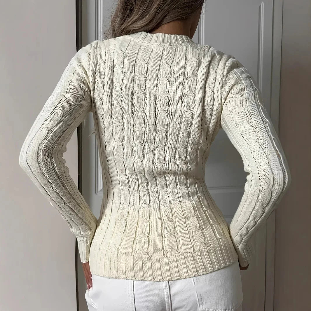 The Kingston Embroidered V-Neck Jumper