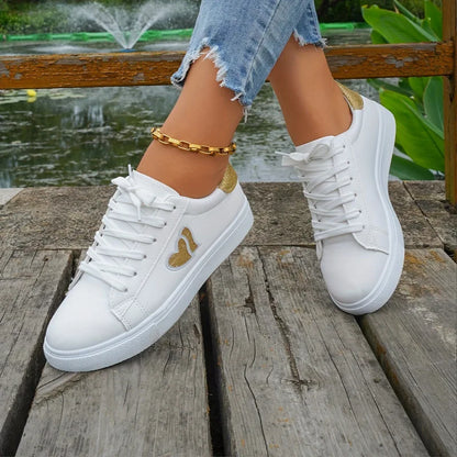 The Poplar Ethnic Print Canvas Trainers