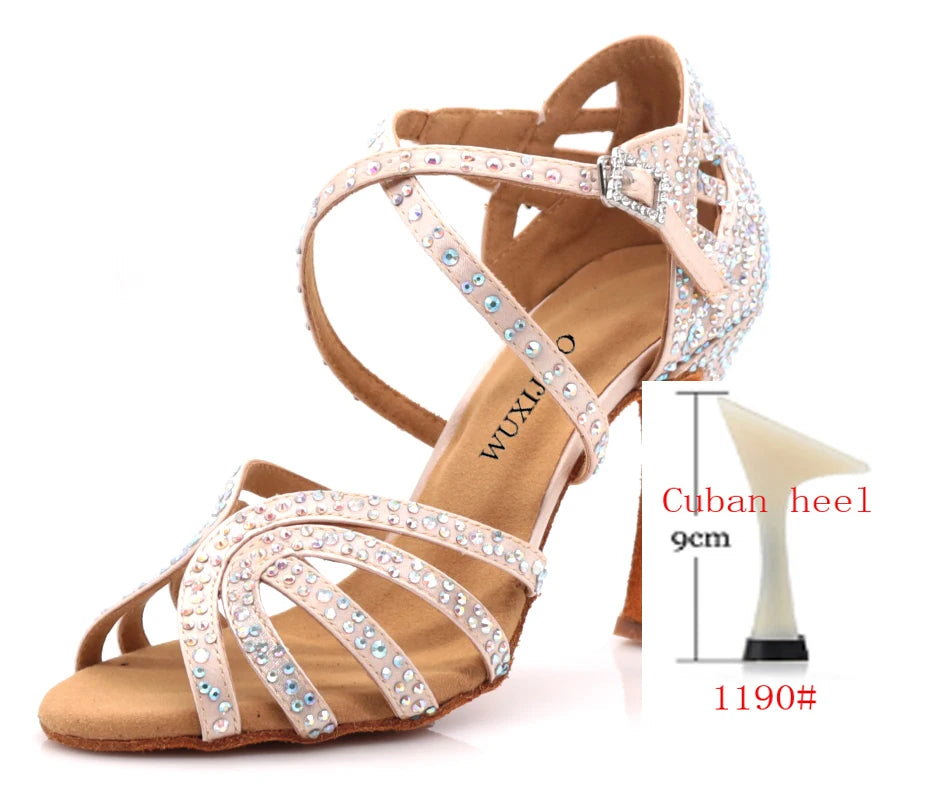 The Gunnersbury Satin Dance Heels