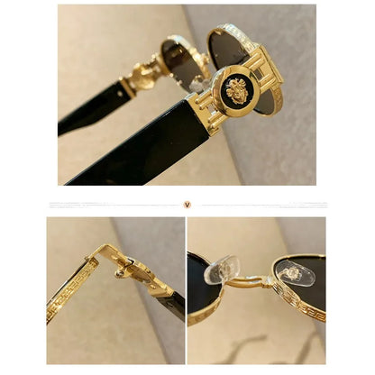 The Ickenham Vintage Oval Sunglasses