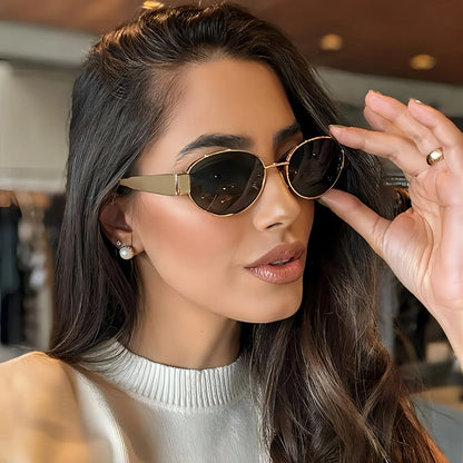 The Sudbury Oval Metal Sunglasses