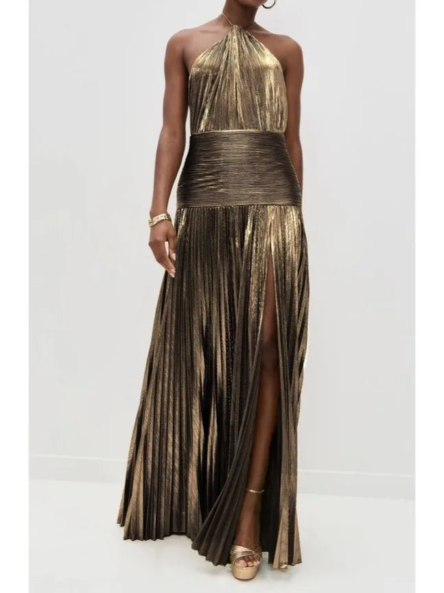 The South Woodford Halter Sash Gown