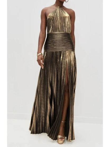 The South Woodford Halter Sash Gown