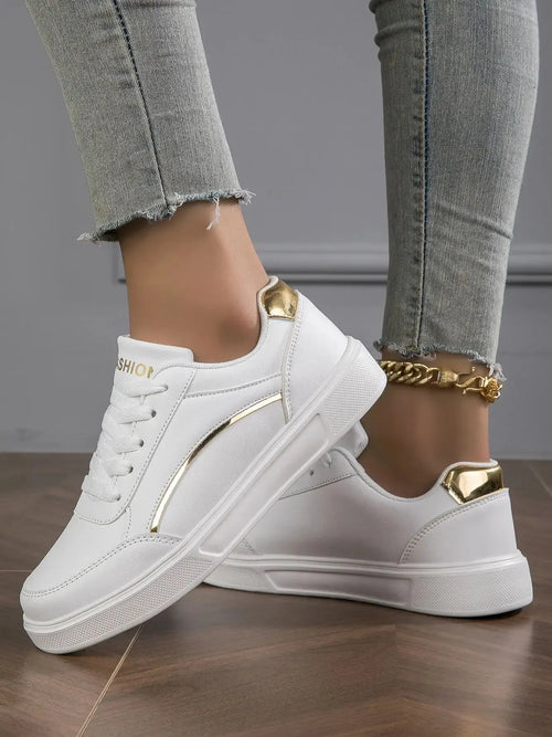 The Dagenham Classic Leather Platform Trainers