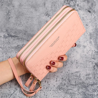 The Battersea Embossed Zip Wallet