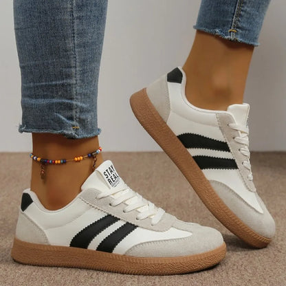 The West Ham Striped Lace-Up Trainers