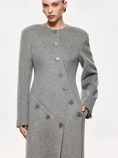 The Farringdon Oblique-Buckle Coat