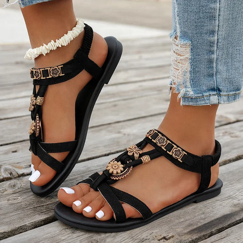 The Southfields Beaded Bohemian Sandals