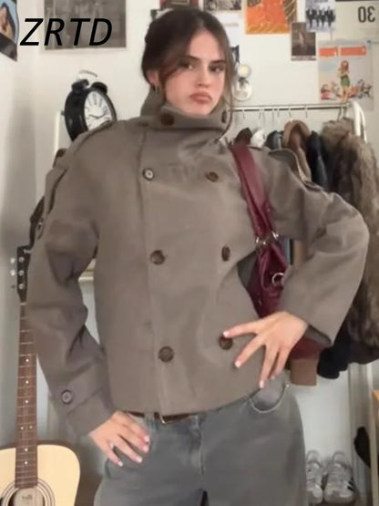 The Maida Vale Double-Breasted Wool Coat