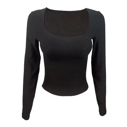 The Hither Green Square-Neck Slim Top