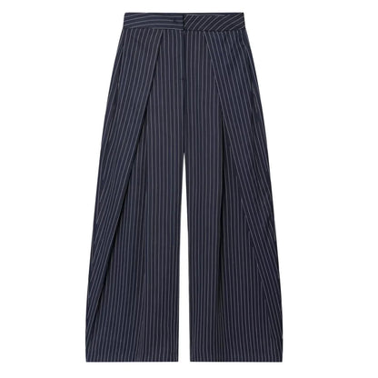 The Clapton Pleated Wide-Leg Trousers