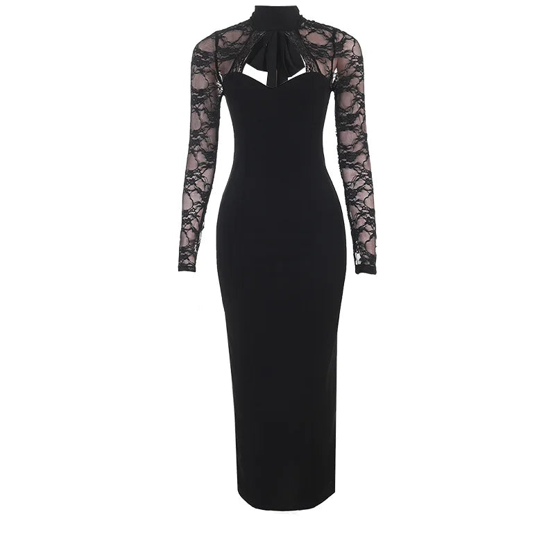 The Kensington Lace-Trim Bodycon Dress