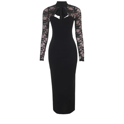 The Kensington Lace-Trim Bodycon Dress