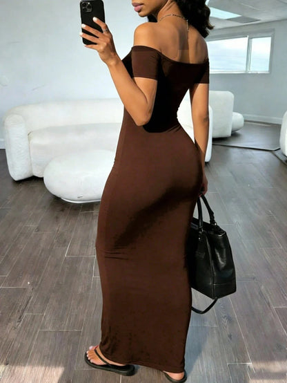 The Knightsbridge One-Shoulder Evening Gown