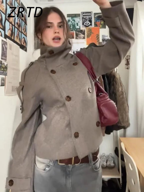 The Maida Vale Double-Breasted Wool Coat