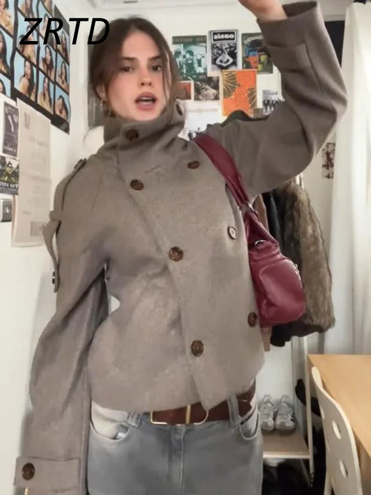 The Maida Vale Double-Breasted Wool Coat