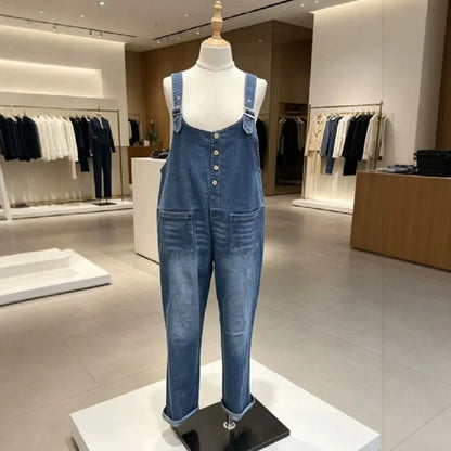 The Rotherhithe Denim Buckle Jumpsuit