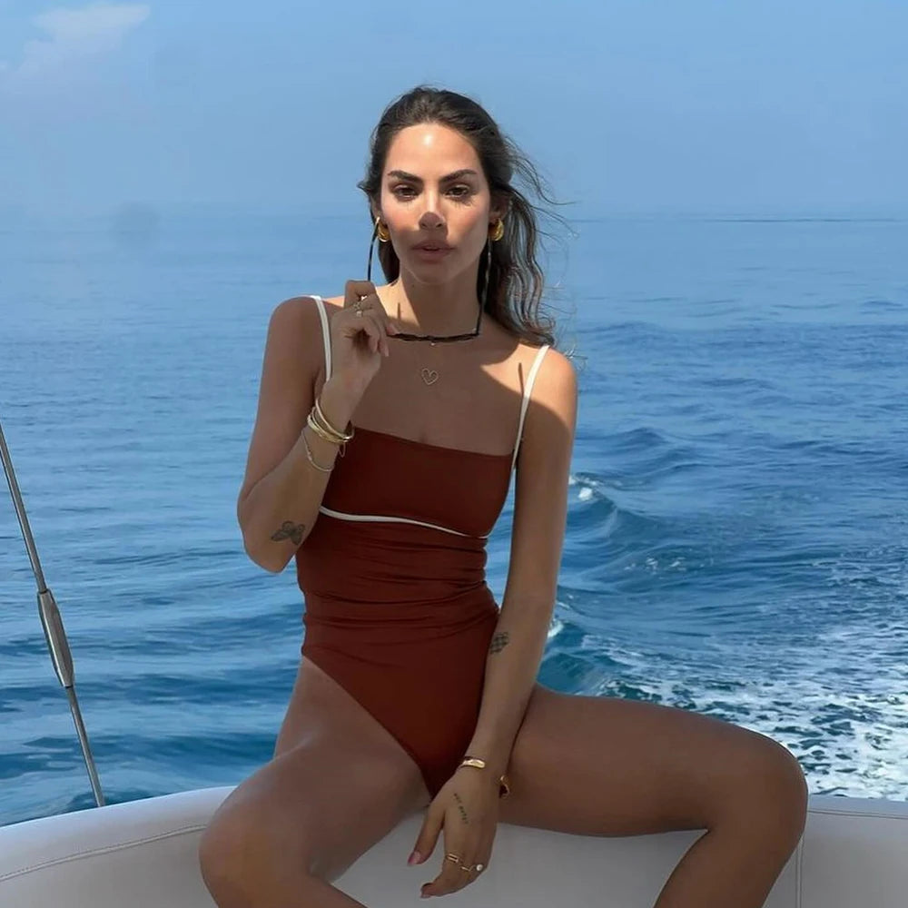 The Feltham High-Cut Push-Up Swimsuit