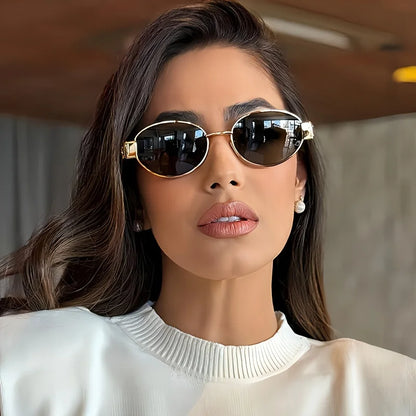 The Sudbury Oval Metal Sunglasses
