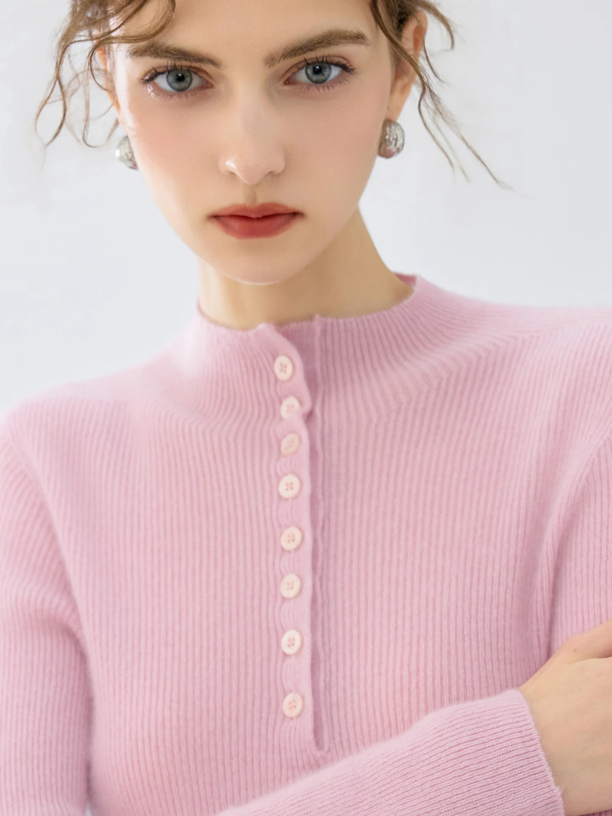 The Twickenham Cashmere Mock-Neck Jumper