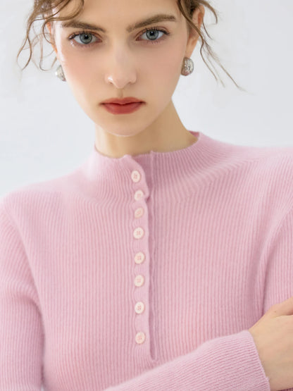 The Twickenham Cashmere Mock-Neck Jumper