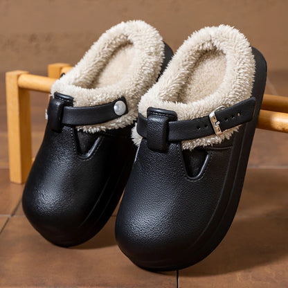 The Hayes Faux-Fur Mule Slippers