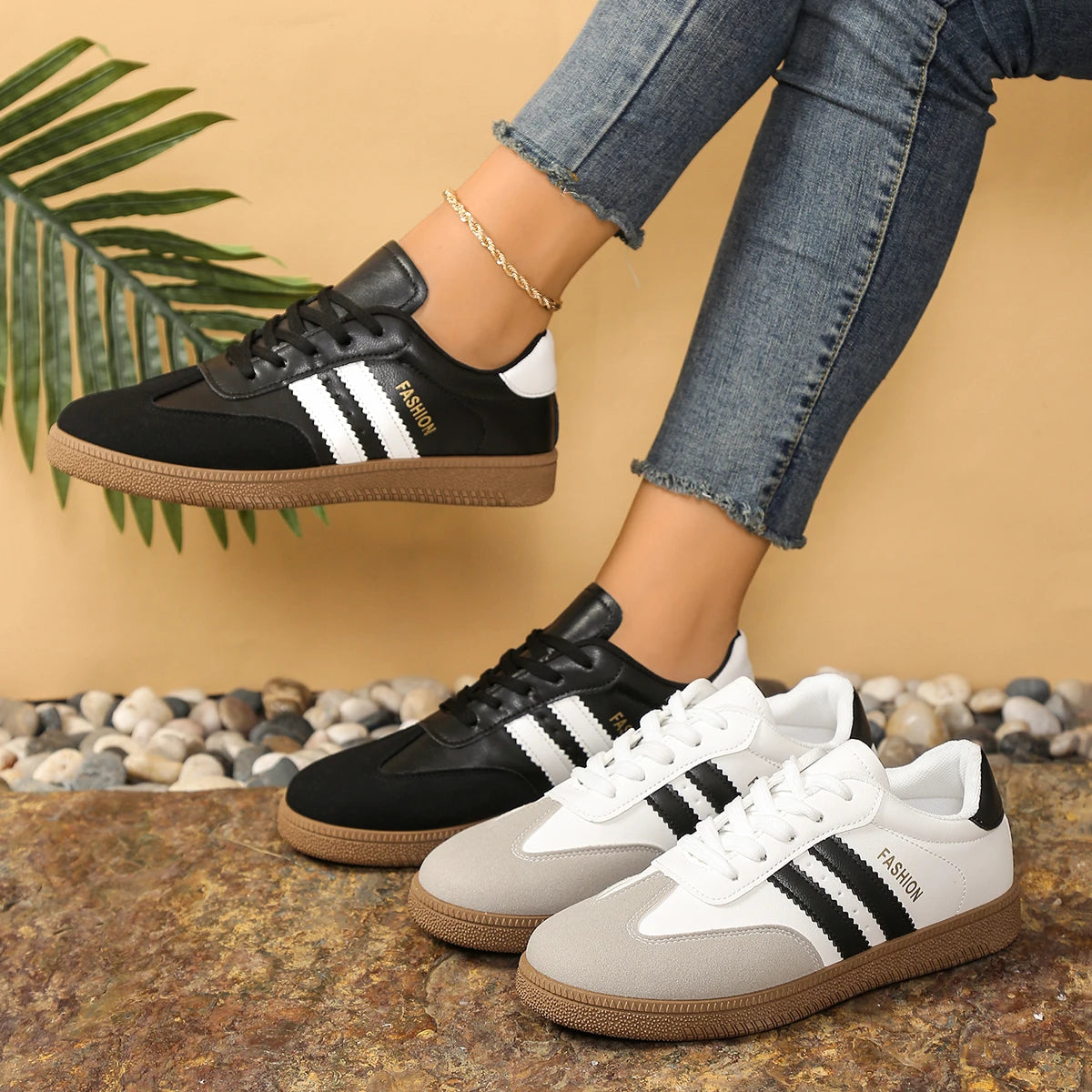 The Hammersmith Round-Toe Flat Trainers