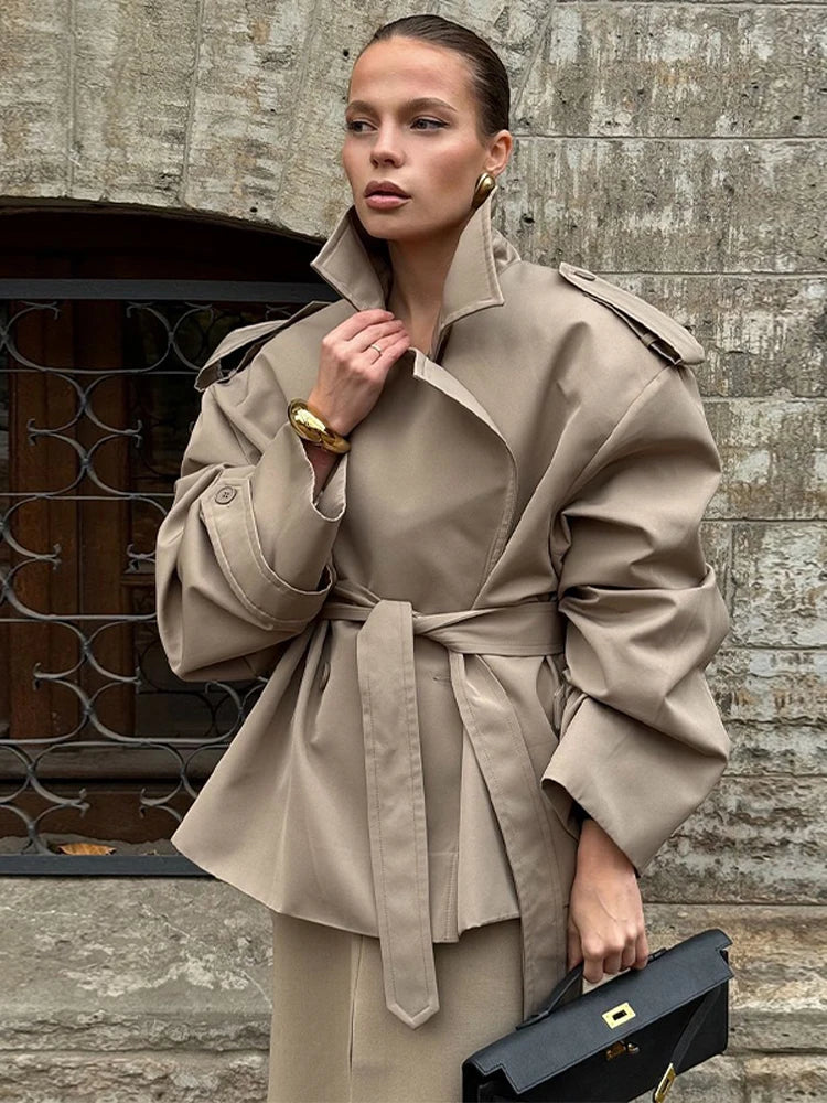 The Gospel Oak Belted Trench Coat