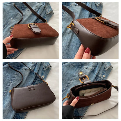 The Streatham Suede Shoulder Bag