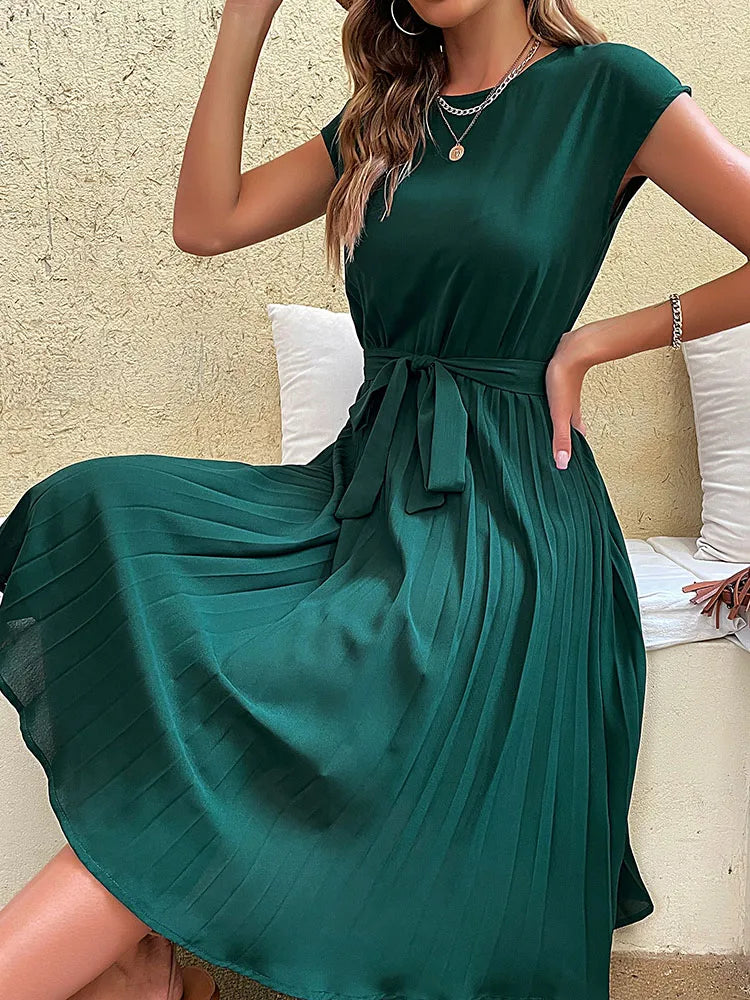The Holland Park Pleated Tunic Dress