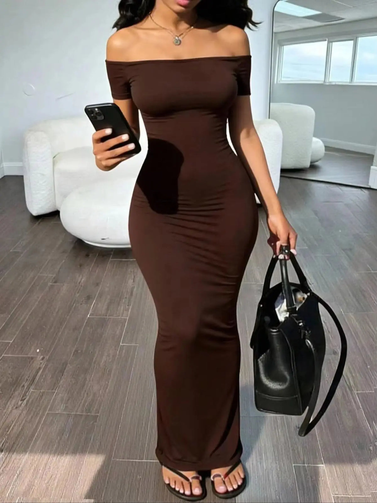 The Knightsbridge One-Shoulder Evening Gown