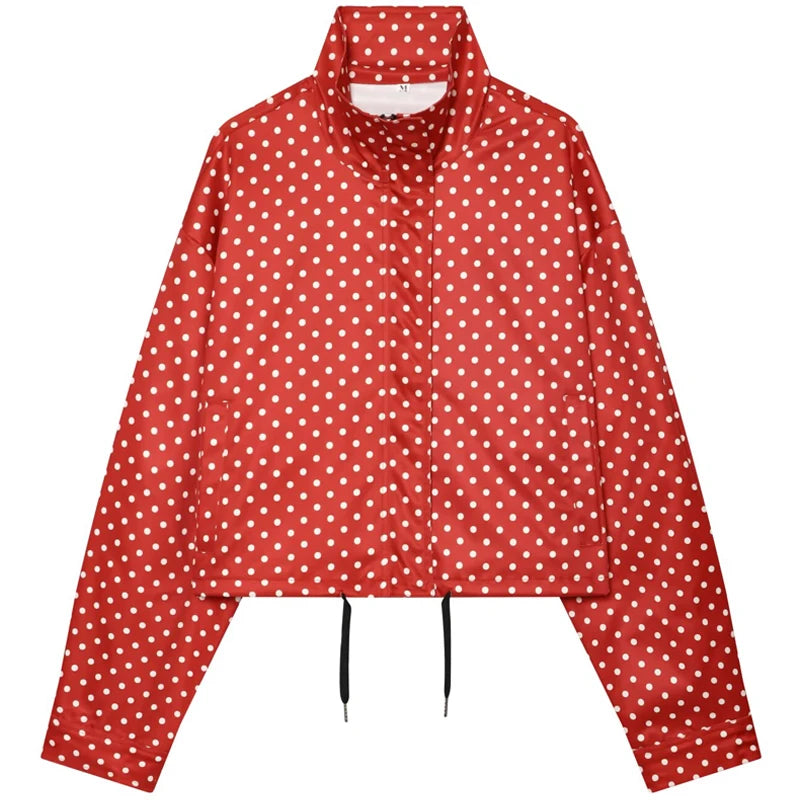 The Plumstead Polka Dot Bomber Jacket