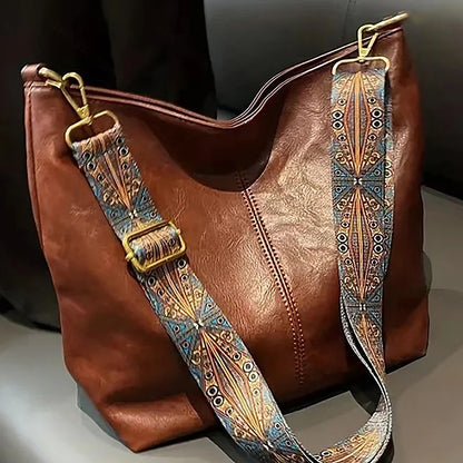 The Brixton Wide-Strap Shoulder Bag