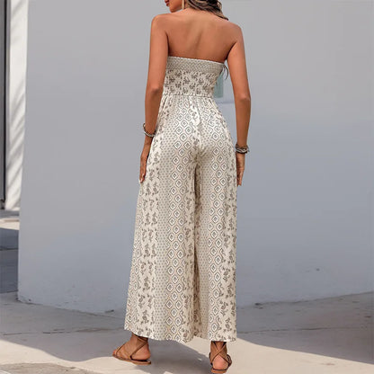 The Denmark Hill Wide-Leg Backless Jumpsuit