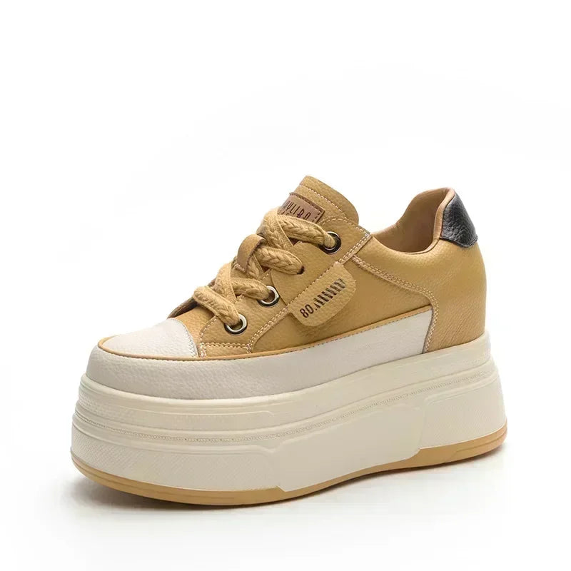 The Motspur Park Hidden-Heel Platform Trainers
