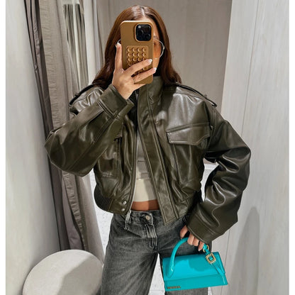 The Highbury Cropped Bomber Jacket