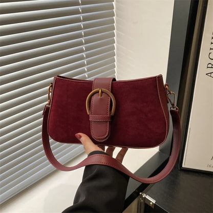 The Streatham Suede Shoulder Bag