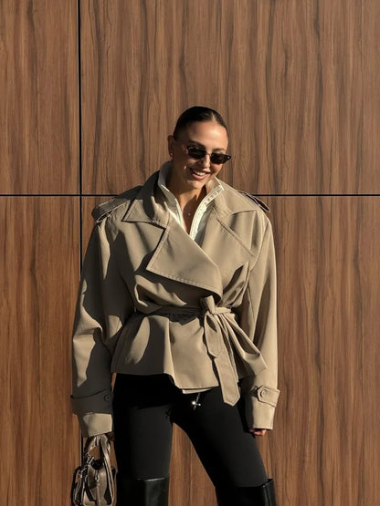 The Gospel Oak Belted Trench Coat