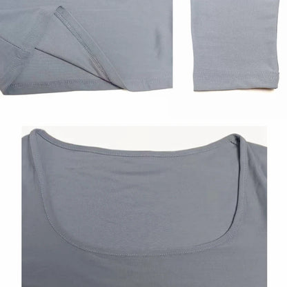 The Hither Green Square-Neck Slim Top