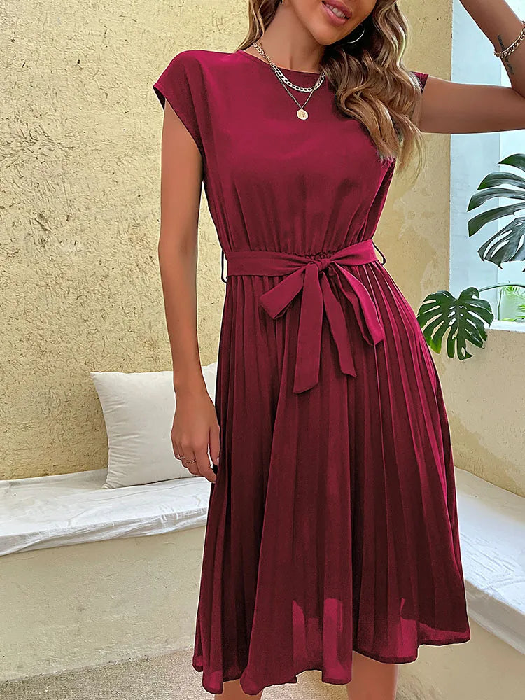 The Holland Park Pleated Tunic Dress
