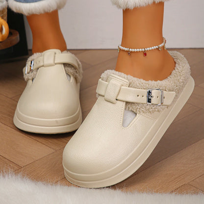 The Hayes Faux-Fur Mule Slippers