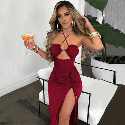 The Chelsea Backless Midi Dress