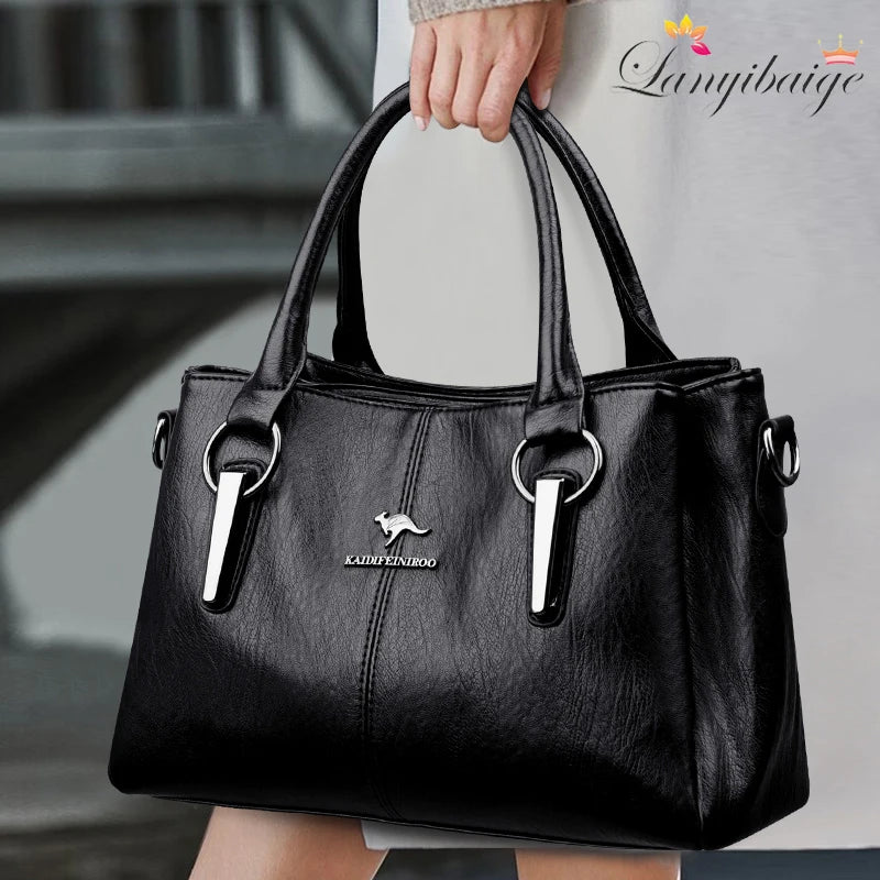 The Putney Leather Crossbody Tote